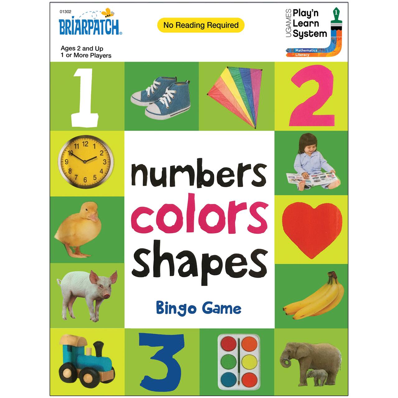 Briarpatch® First 100 Numbers Colors Shapes™ Bingo Game